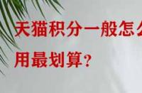 天貓積分一般怎么用最劃算？