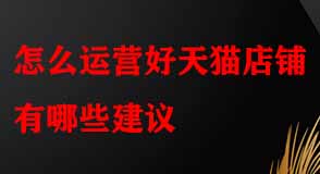 怎么運營好天貓店鋪