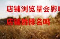 淘寶代運營：店鋪瀏覽量會影響店鋪的排名嗎？