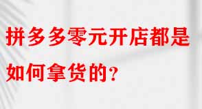 拼多多代運(yùn)營