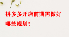 拼多多代運(yùn)營